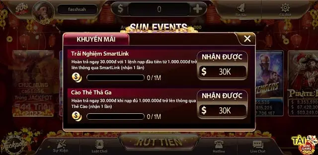 Tình trạng hiện tại là nhận được 128k từ Kuwin Games - Kuwin